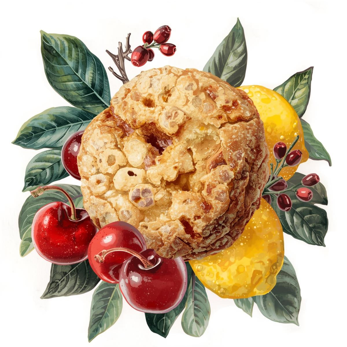 Cherry & Lemon Scone Gluten Free